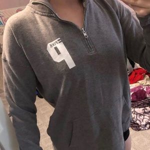 PINK quarter zip , size S